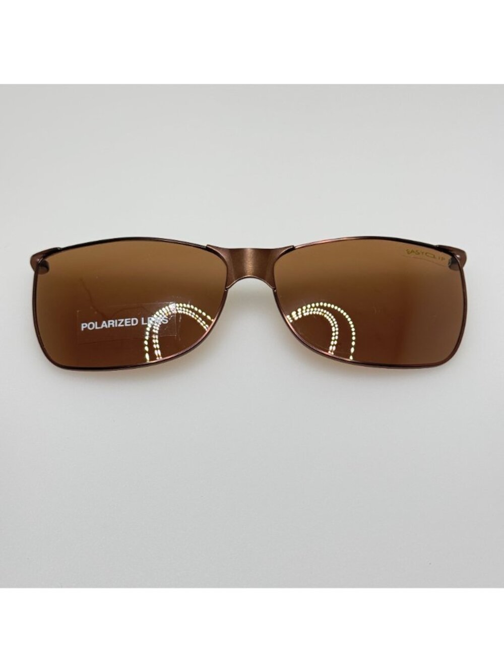 Easyclip EC 3285 Brown Eyeglasses Eye Glasses Frames 51-17-135 W/ Clip - Picture 7 of 10